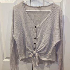 Button sweater!